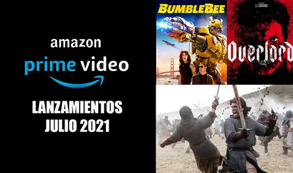 Amazon Prime Video, estrenos julio 2021: películas y series que llegan vía online