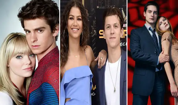 Zendaya, Tom Holland y las parejas que nacieron en las películas de Spider-Man