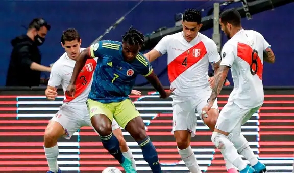 Con una tremenda actuación de Díaz, Colombia venció 3-2 a Perú en la Copa América
