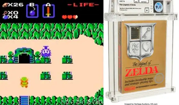 Compran un cartucho de The Legend of Zelda para NES a 870.000 dólares