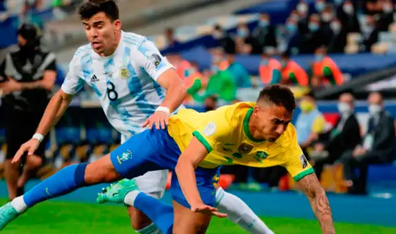 Con gol de Di María, Argentina ganó 1-0 a Brasil y coronó campeón de la Copa América 2021