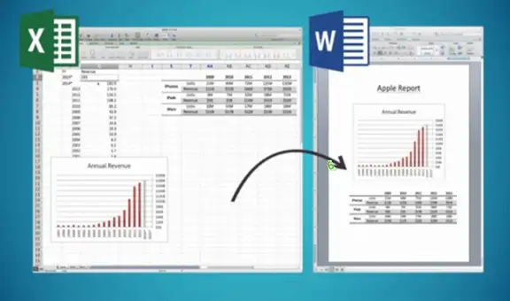 ¿Cómo pasar una tabla de Excel a Word sin que se mueva o haya fallas?
