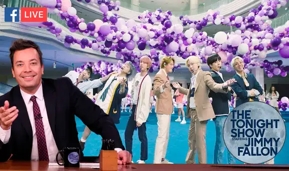 BTS en show de Jimmy Fallon vía YouTube Día 1: ver performance de “Permission to dance” y más