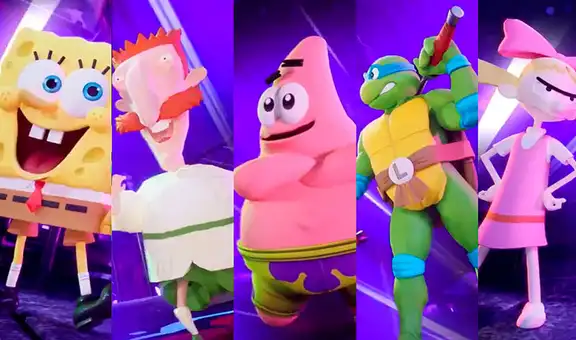 Nickelodeon All-Star Brawl: anuncian nuevo juego de peleas similar a Super Smash Bros