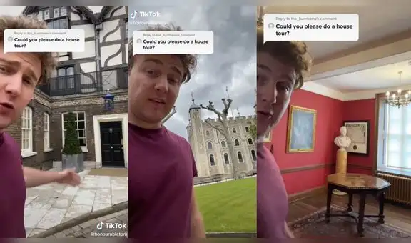 Joven comparte cómo es vivir en la Torre de Londres junto a las valiosas joyas de la reina