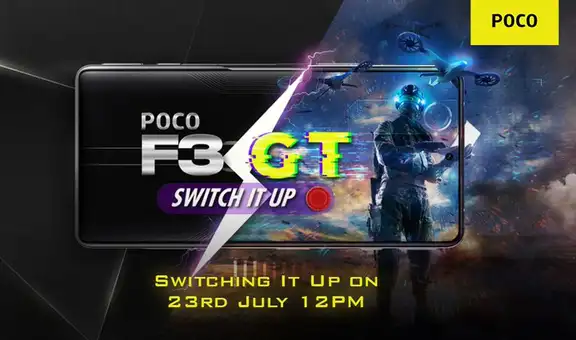 Xiaomi confirma que el POCO F3 GT se lanzará el 23 de julio