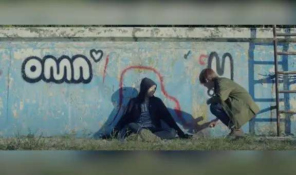 BTS: profesor universitario salva pared donde V y RM hicieron un grafitti