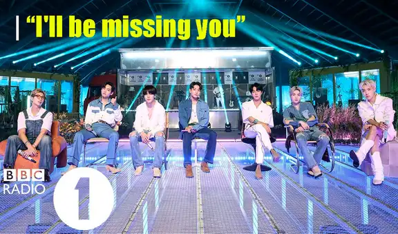 BTS revela por qué escogieron “I’ll be missing you” como cover en BBC Radio
