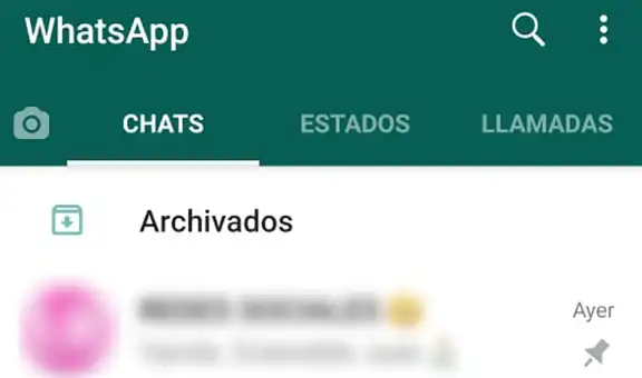 WhatsApp: ¿cómo desaparecer la opción ‘Archivados’ que aparece encima de tus chats?