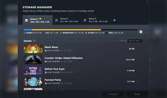 Steam actualiza su interfaz y podría adelantarnos cómo lucirá el menú de la Steam Deck