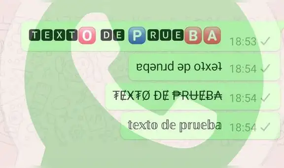 WhatsApp: el truco para cambiar el tipo de letra de tus conversaciones a 120 fuentes diferentes