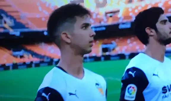 Alessandro Burlamaqui fue ovacionado en el Estadio Mestalla durante el Valencia vs. Milan