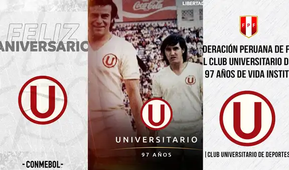 Universitario de aniversario: saludos al club merengue por los 97 años de fundación