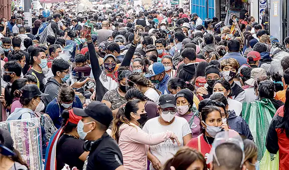 Población peruana se duplicó en 50 años: ya suma 33 millones 396 mil personas en 2022