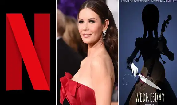 Los locos Addams: Catherine Zeta-Jones será Morticia en serie de Tim Burton para Netflix