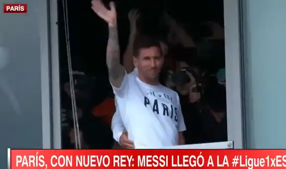 ¡Ovacionado en París! Lionel Messi salió a saludar a hinchas del PSG y desató la locura