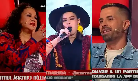 La voz Perú: Carmen Marina impresionó a Mike y Eva con “El Perú nació serrano”