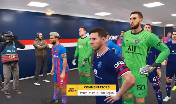 PES 2021: fans crean gameplay del debut de Lionel Messi en el PSG enfrentando al Barcelona