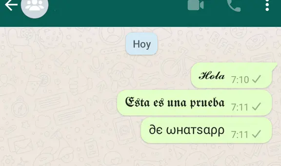 WhatsApp: ¿cómo mandar mensajes con distintos tipos de letras sin instalar apps extrañas?