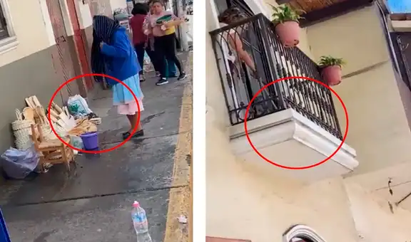Mujer arroja agua a vendedora ambulante y usuarios expresan su indignación