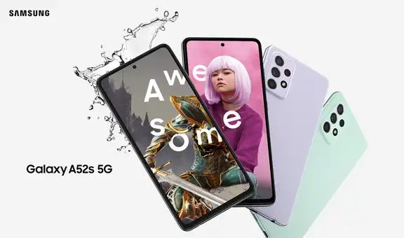 Samsung Galaxy A52s 5G: el nuevo gama media con cuatro cámaras y carga rápida