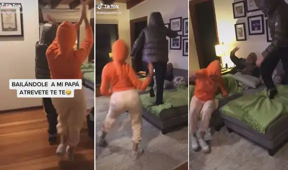 Jóvenes interrumpen a su padre que veía el clásico y bailan reggaetón frente al televisor