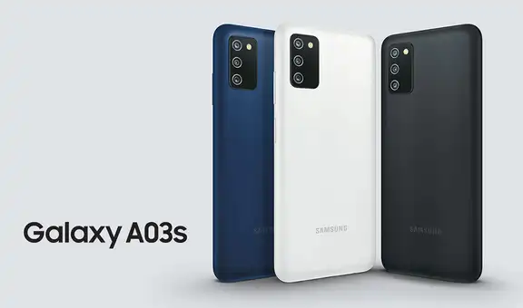 Samsung Galaxy A03s: nuevo smartphone económico con gran batería de 5.000 mAh