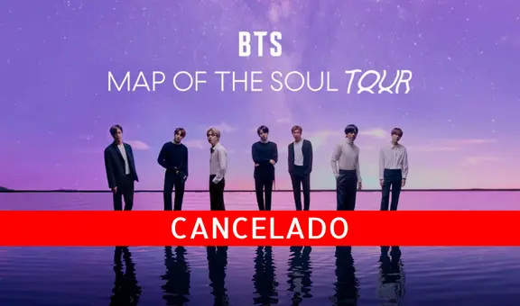 BTS cancela todas las fechas del tour mundial Map of the soul
