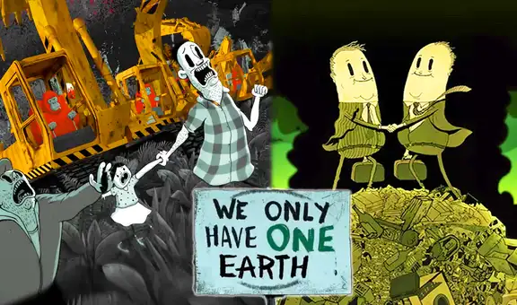 Man y The Turning Point: los cortos de Steve Cutts contra fin del mundo y vida animal