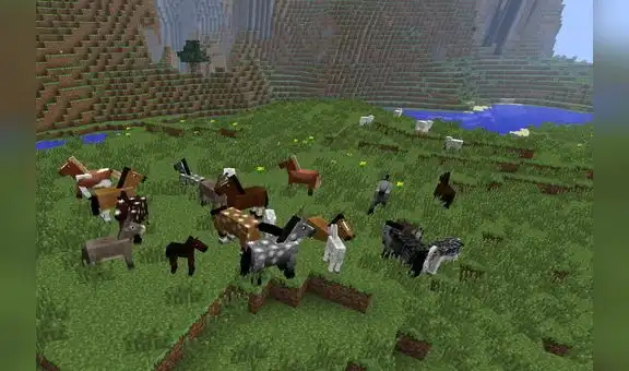 ¿Dónde encontrar caballos en Minecraft, cómo domesticarlos y qué comen?