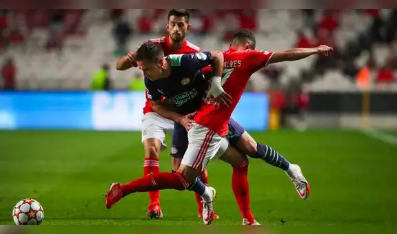 Tarjeta Roja: sintoniza en vivo online y gratis el PSV vs. Benfica por los playoffs de Champions League