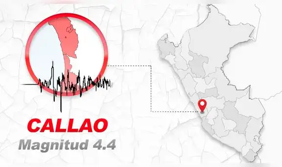 IGP reportó sismo de magnitud 4.4 con epicentro en el Callao