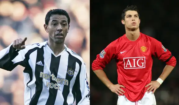 Así fue como Nolberto Solano evitó un gol de Cristiano Ronaldo en la Premier League