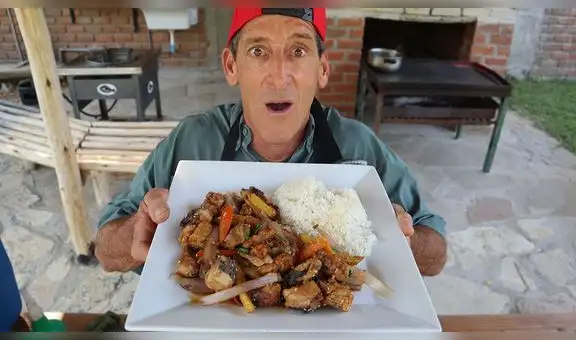 ‘Tío Lenguado’ enseña a preparar un “lomo saltado de pescado”