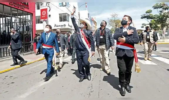 Desde Tacna, Pedro Castillo asegura que ningún corrupto le pondrá la agenda