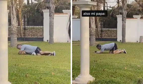 No quería animales en casa, pero lo atrapan en tierna escena con el perrito de su hija