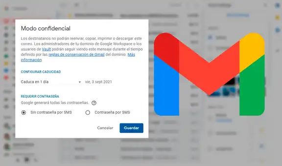 Gmail: así podrás habilitar los correos electrónicos que se ‘autodestruyen’
