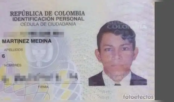 Se llama 6 Martínez Medina: el joven con el nombre más corto de Colombia