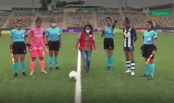 Alianza Lima vs. Universitario: Anahí Durand, ministra de la Mujer, dio el play de honor de la final