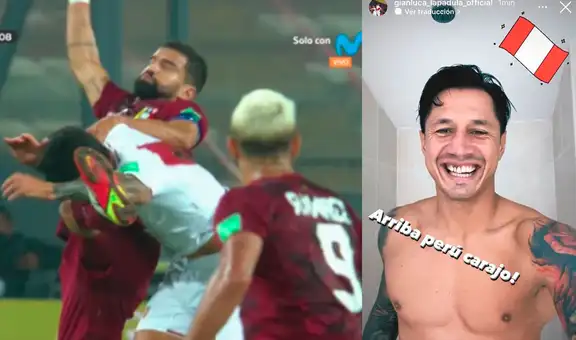 Lapadula tras el brutal choque con Tomás Rincón: sonrisa de oreja a oreja y dos dientes movidos