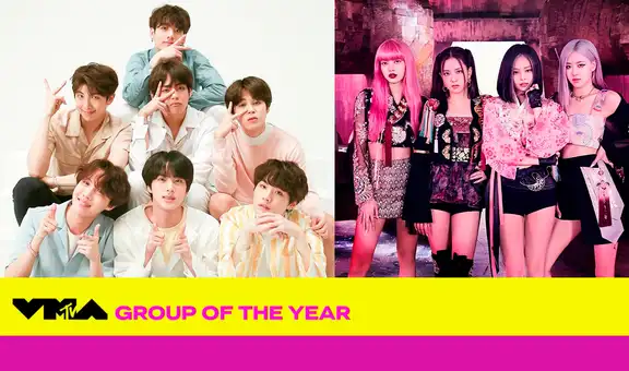 ¿BTS o BLACKPINK?: pasos para vota por mejor grupo del año en los MTV VMAs 2021