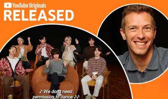 BTS y Chris Martin en Released: horarios para ver la entrevista con el líder de Coldplay