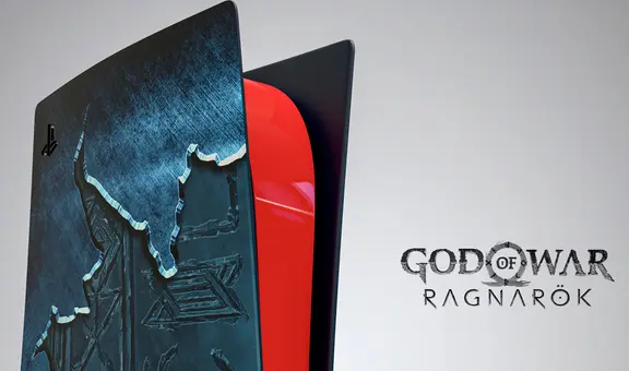 Fan diseña una PlayStation 5 edición especial de God of War Ragnarok y luce espectacular