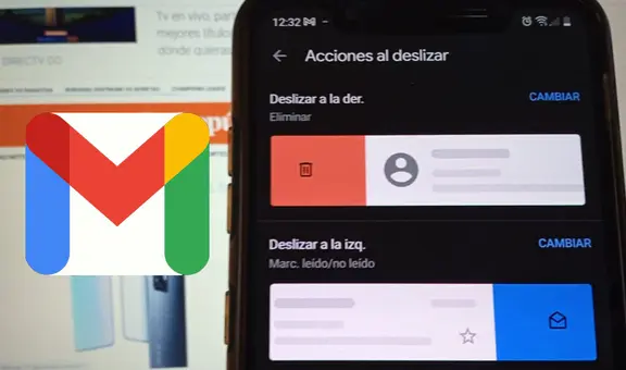 Gmail: así puedes configurar las ‘acciones al deslizar’ en tu teléfono