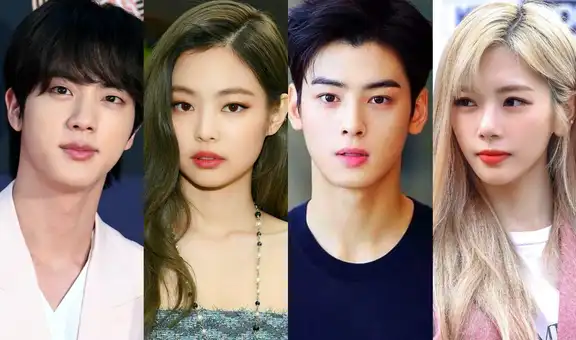 Rey y reina visual del K-pop: Jin y JiU toman primeros lugares en tops de Forbes Korea