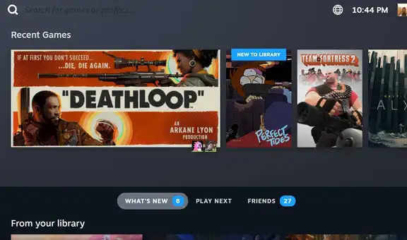 Steam Deck: así lucirá el nuevo modo Big Picture al lanzarse la consola 