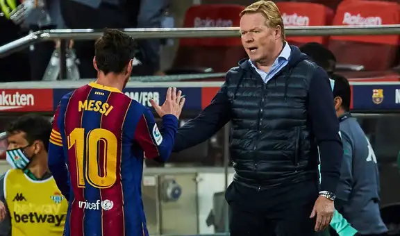 Ronald Koeman sobre problemas del Barcelona: “Lionel Messi ocultaba todo”