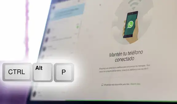 WhatsApp Web: ¿qué ocurre si presionas las teclas ‘Ctrl’, ‘Alt’, y ‘P’ mientras chateas desde tu PC?