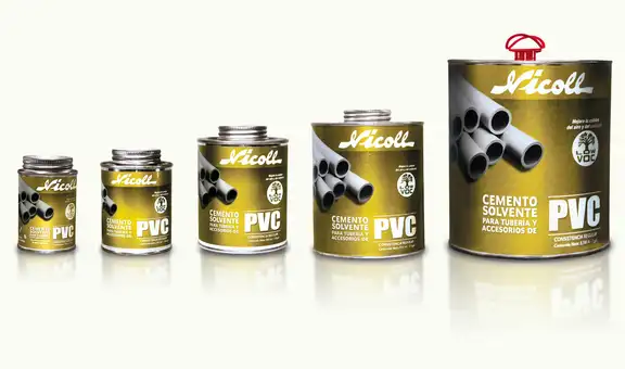 Reconocida empresa presenta cemento disolvente PVC con alto nivel de adherencia