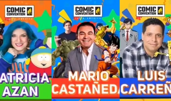 Comic Convention Latin America 2021: Mario Castañeda y otros actores de voz volverán al Perú